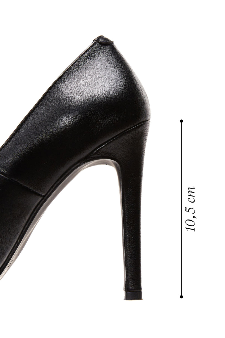 Woman Black Stiletto Heels Leather Stiletto