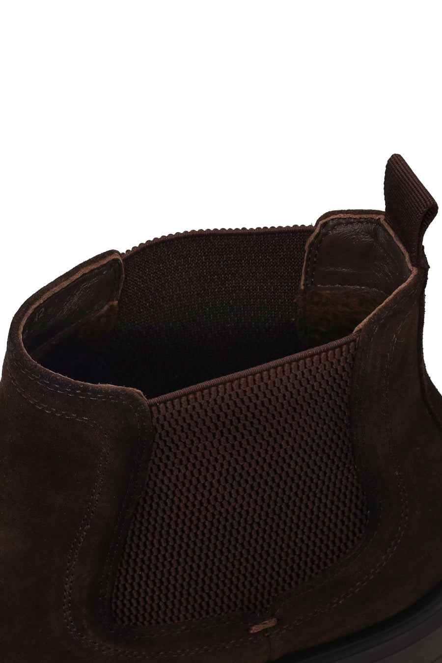 Male Brown Suede Chelsea Boots