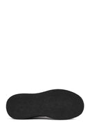 Men's Black Lace-up Leather Sneaker | Derimod