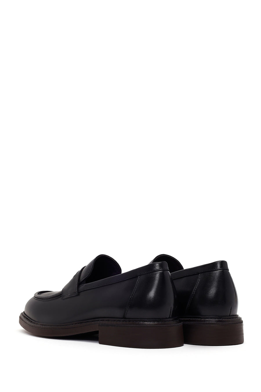 Derimod Black Erkek Siyah Deri Casual Loafer