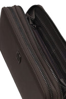 Male Khaki Leather Wallet | Derimod