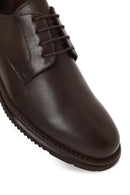 Male Brown Lace-up Leather Casual Shoes | Derimod