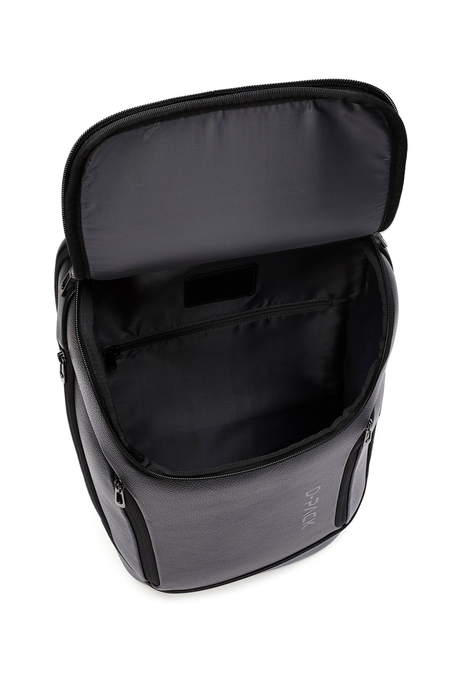 D-Pack Unisex Siyah Teknolojik Deri Sırt Çantası