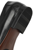 Derimod Black Male Black Leather Classic Loafer | Derimod