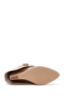 Women's Beige Wedge Heel Boots | Derimod