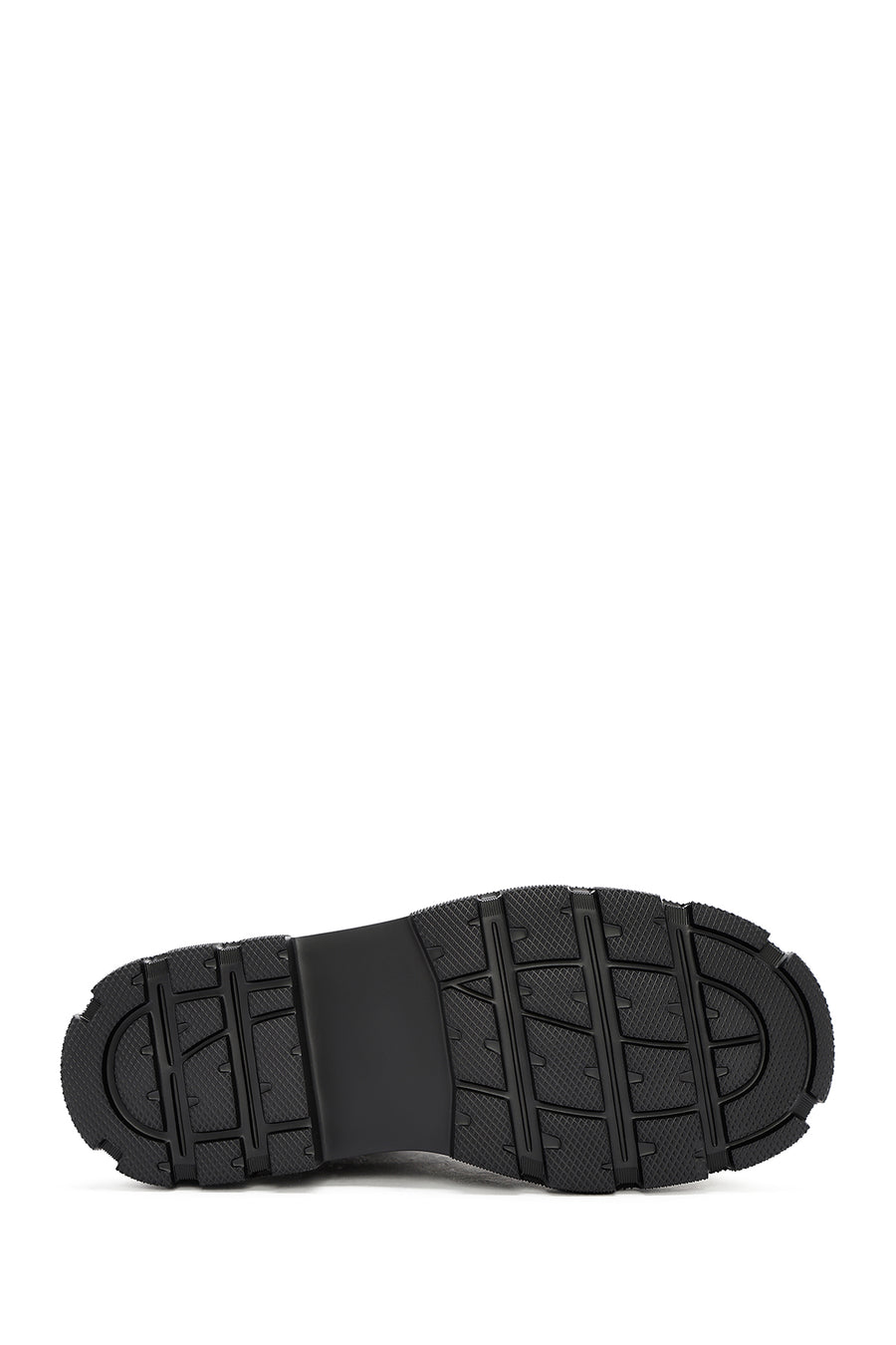 
Men's Black Lace-Up Zippered Leather Combat Boot
