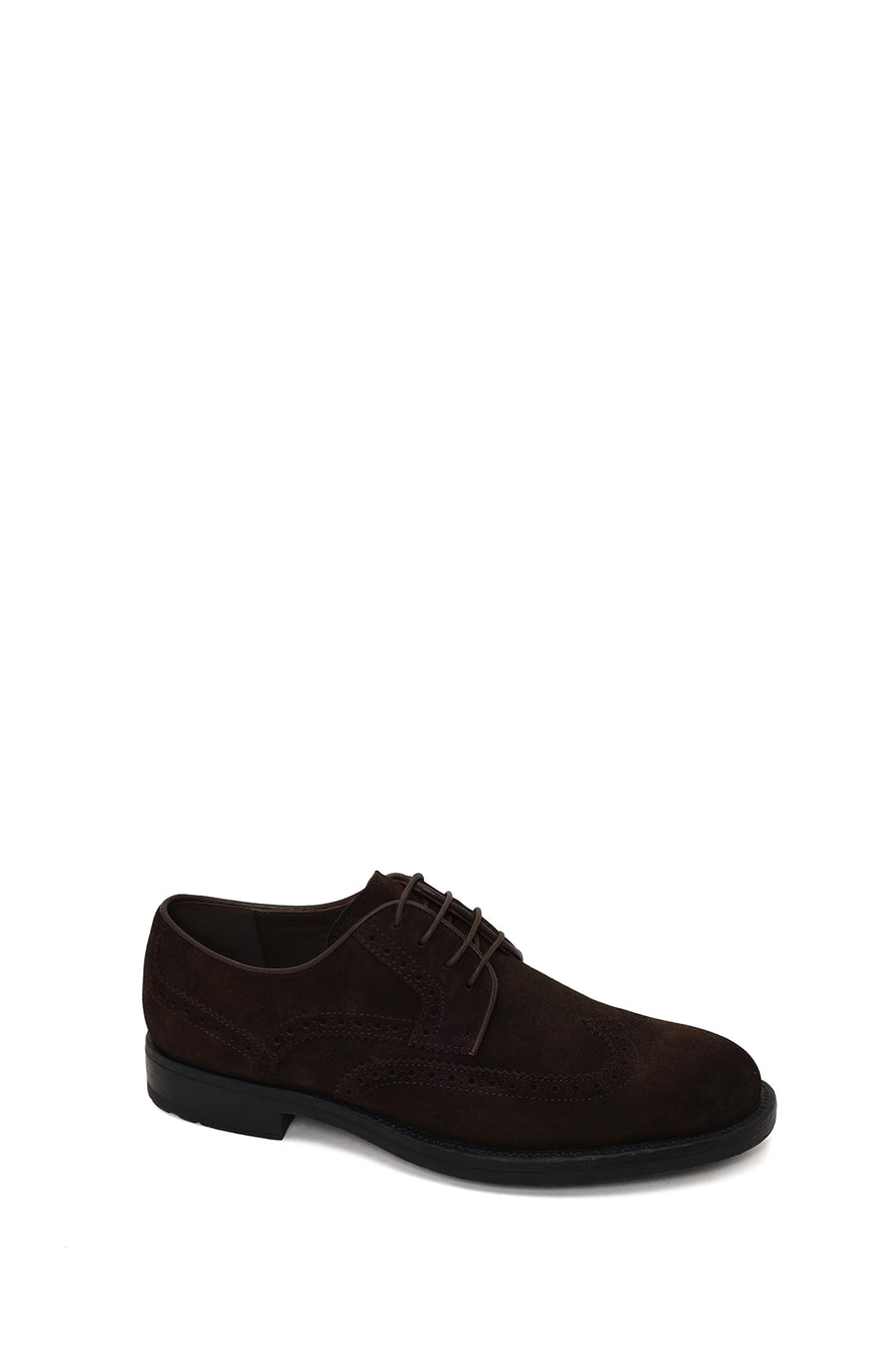 Male Brown Lace-up Suede Casual Shoes