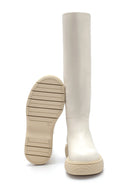 Women's Leather Thick Sole Boots | Derimod