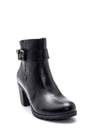 Women's Leather Heeled Boots | Derimod