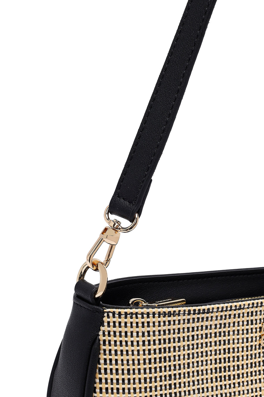 Woman Black Long Strap Shoulder Bag