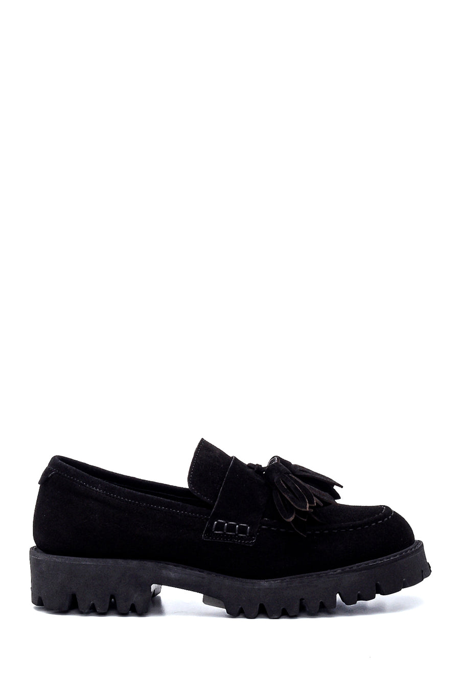 Kadın Deri Süet Loafer 21WFD270310 | Derimod