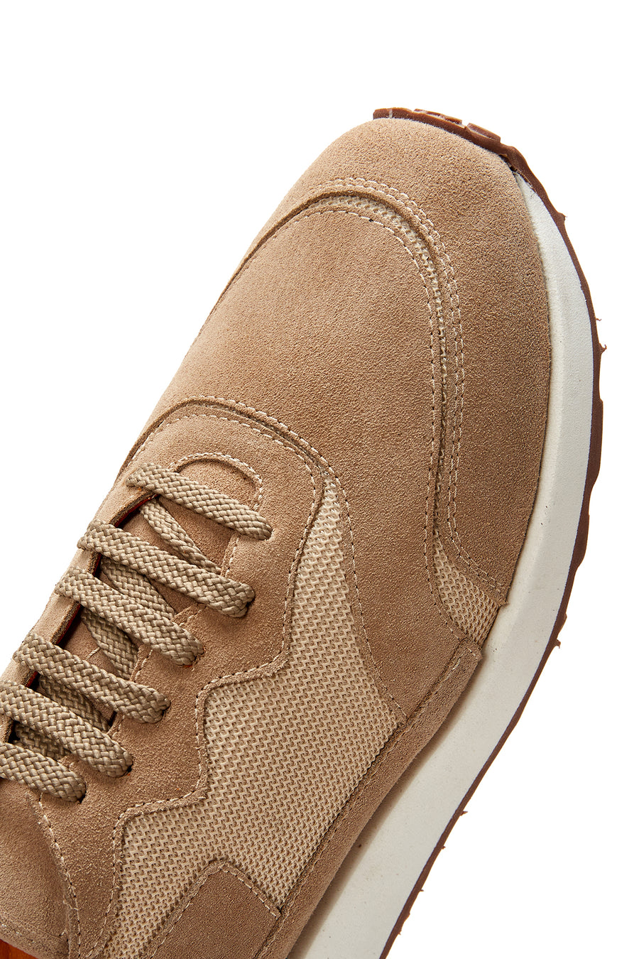 Erkek Vizon Deri Sneaker