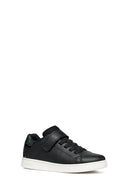 Geox Girls Black Eclyper Lace-Up Sneakers | Derimod