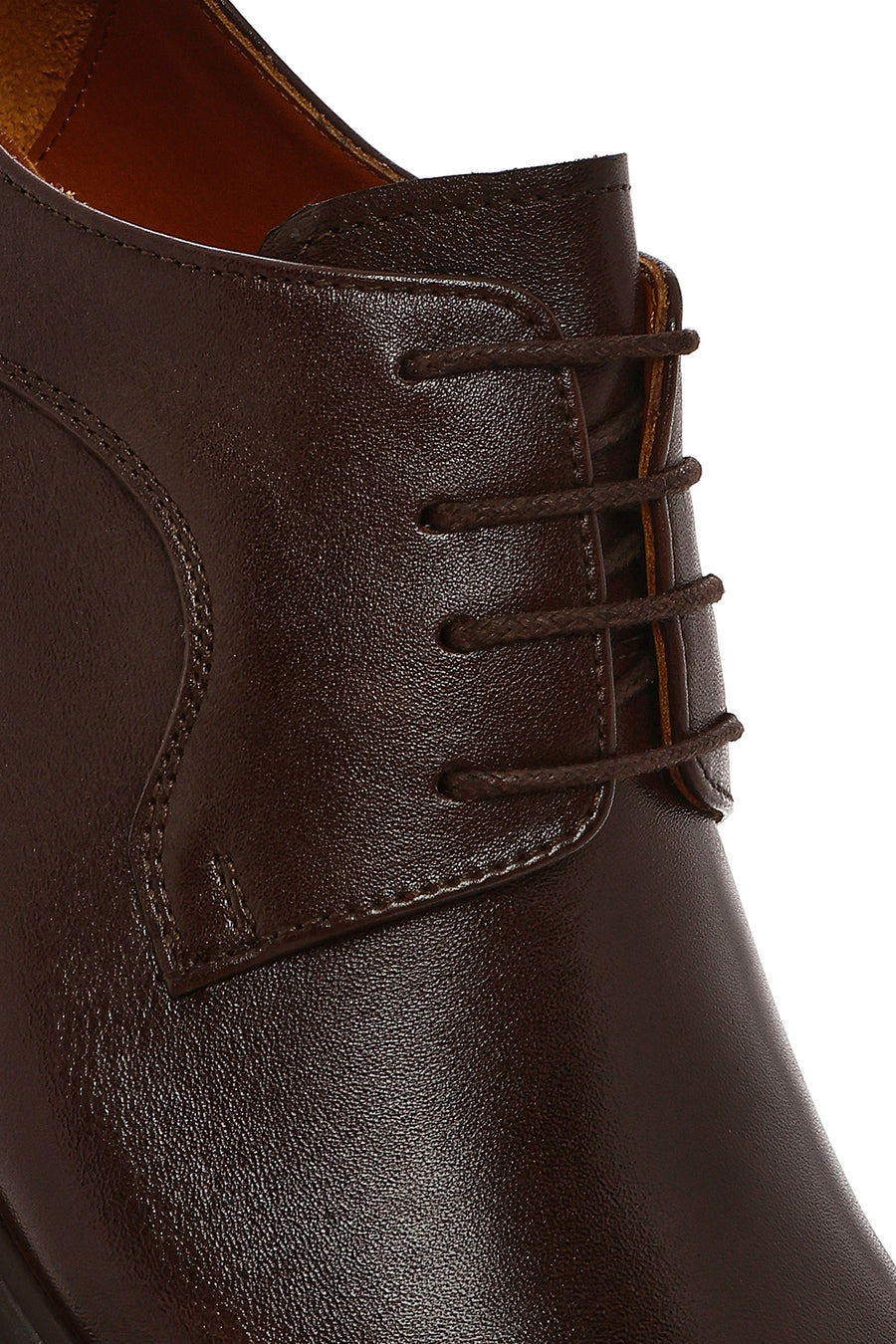 Men's Brown Lace-up Leather Casual Shoes