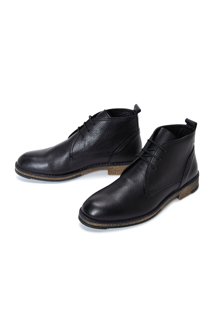 Men's Black Leather Classic Boots