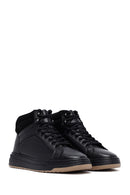 Men's Black Lace-Up Leather Sports Boots | Derimod