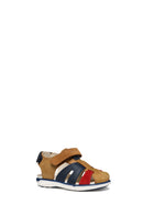 Geox Erkek Bebek Taba B S.Delhi B. A - Wax. Lea + Suede Bantlı Sandalet | Derimod