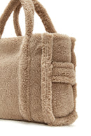 Women's Camel Plush Handbag | Derimod