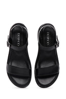 Kadın Siyah Comfort Sandalet | Derimod