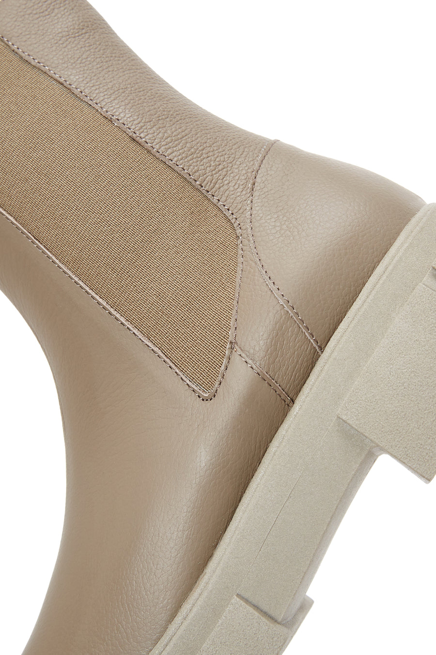 Women's Mink Leather Chelsea Boots