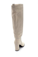 Women's Leather Heeled Boots | Derimod