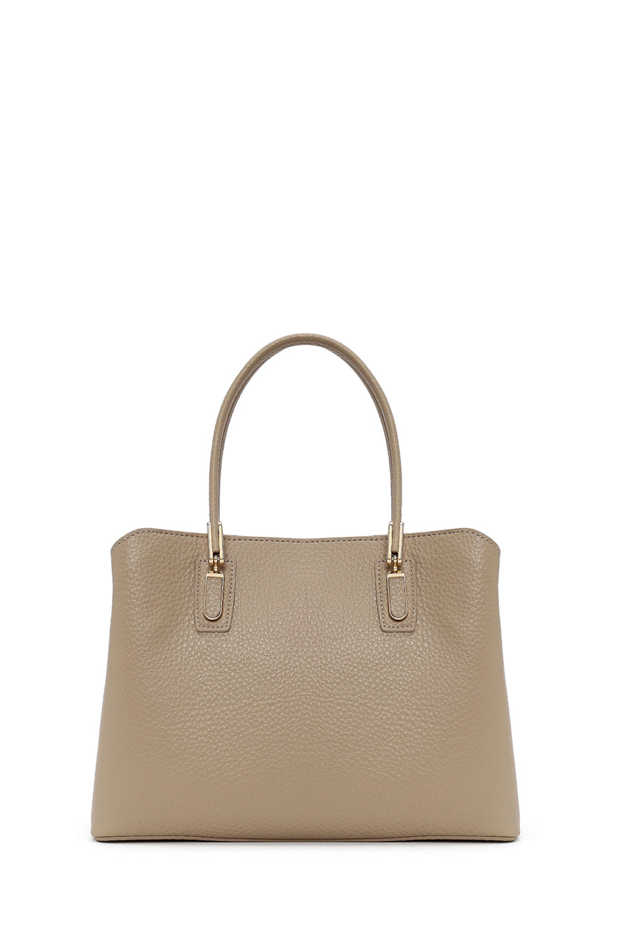 Woman Cream Classic Long-Strap Shoulder Bag