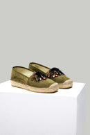 Women's Wicker Detailed Espadrille Shoes | Derimod