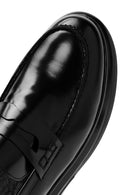 Men's Black Leather Casual Loafer | Derimod