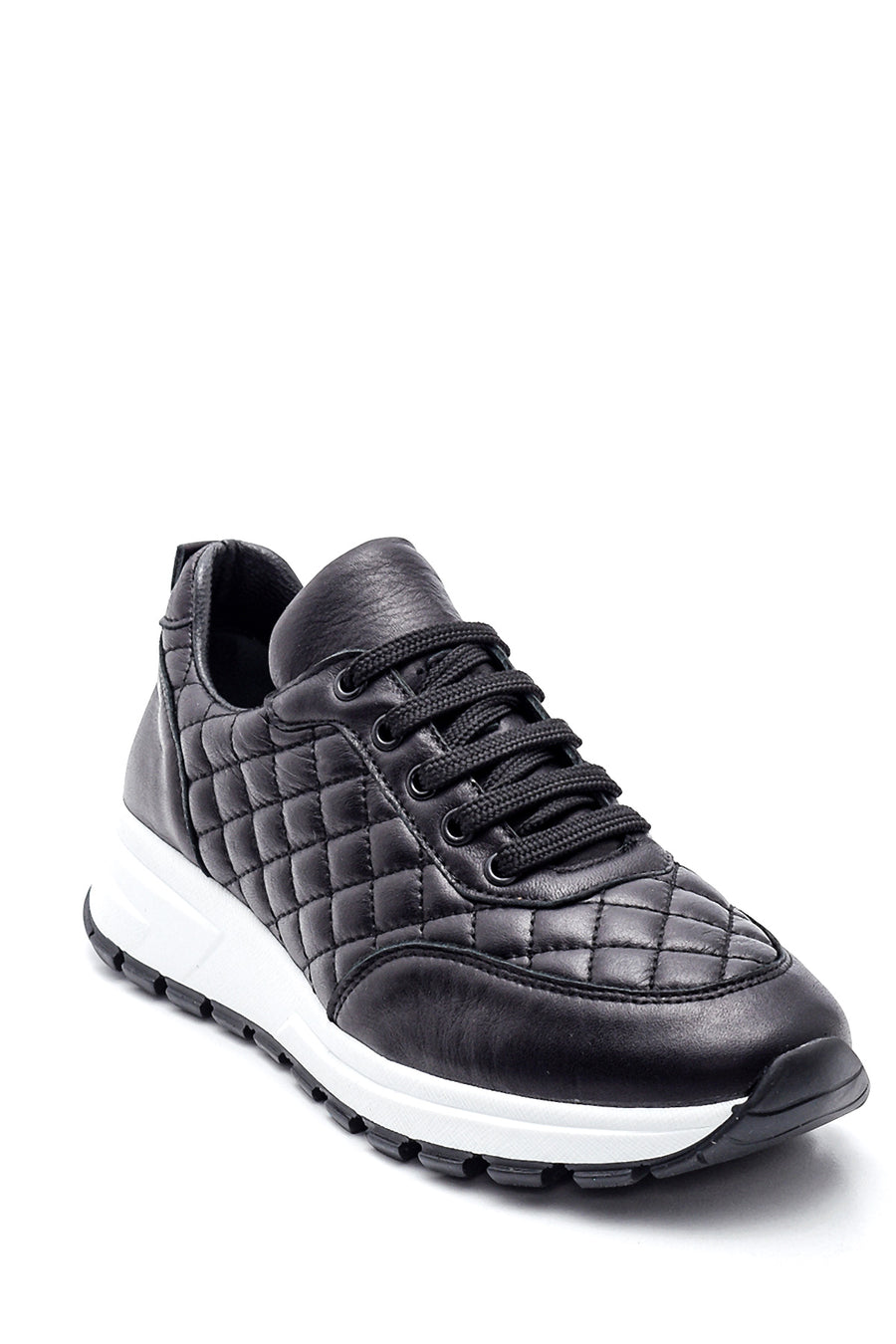 Women's Leather Quilted Sneaker
