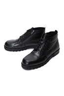 Men's Leather Casual Zipper Boots | Derimod