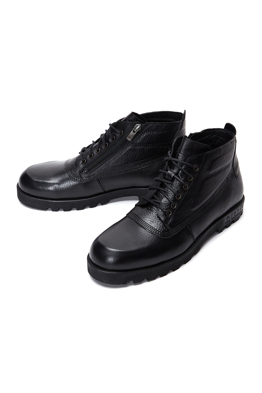 Men's Leather Casual Zipper Boots