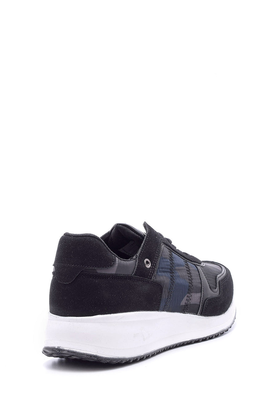 Erkek Yüksek Tabanlı Deri Sneaker