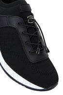 Women's Black Fabric Sneaker | Derimod