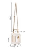 Women's Cream Long Strap Crossbody Bag | Derimod