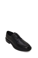 Male Black Lace-up Leather Casual Shoes | Derimod