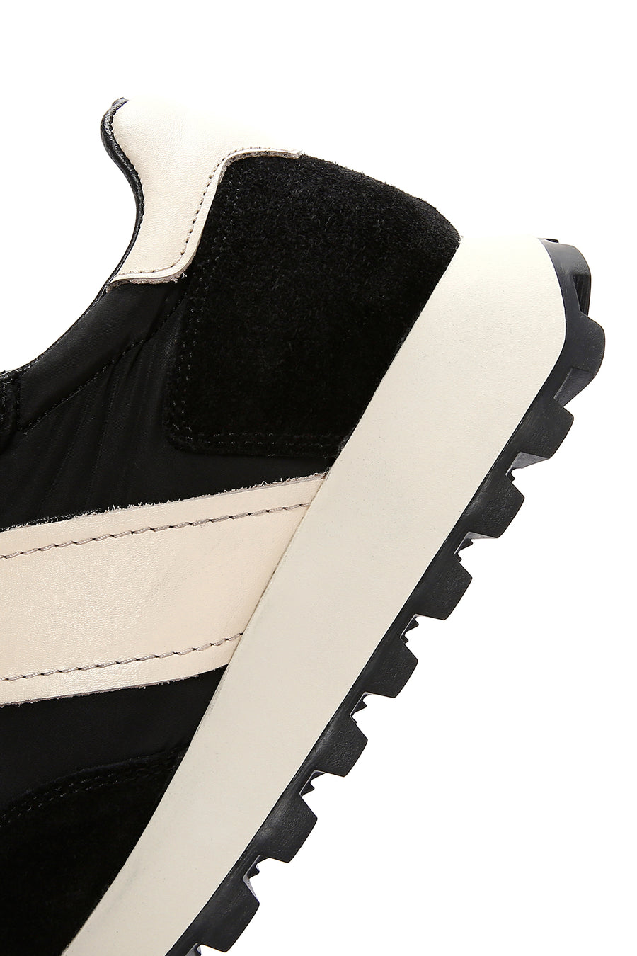 Men's Black Suede Leather Detailed Sneaker