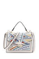 Women's Multi-Colored Printed Long Strap Shoulder Bag | Derimod