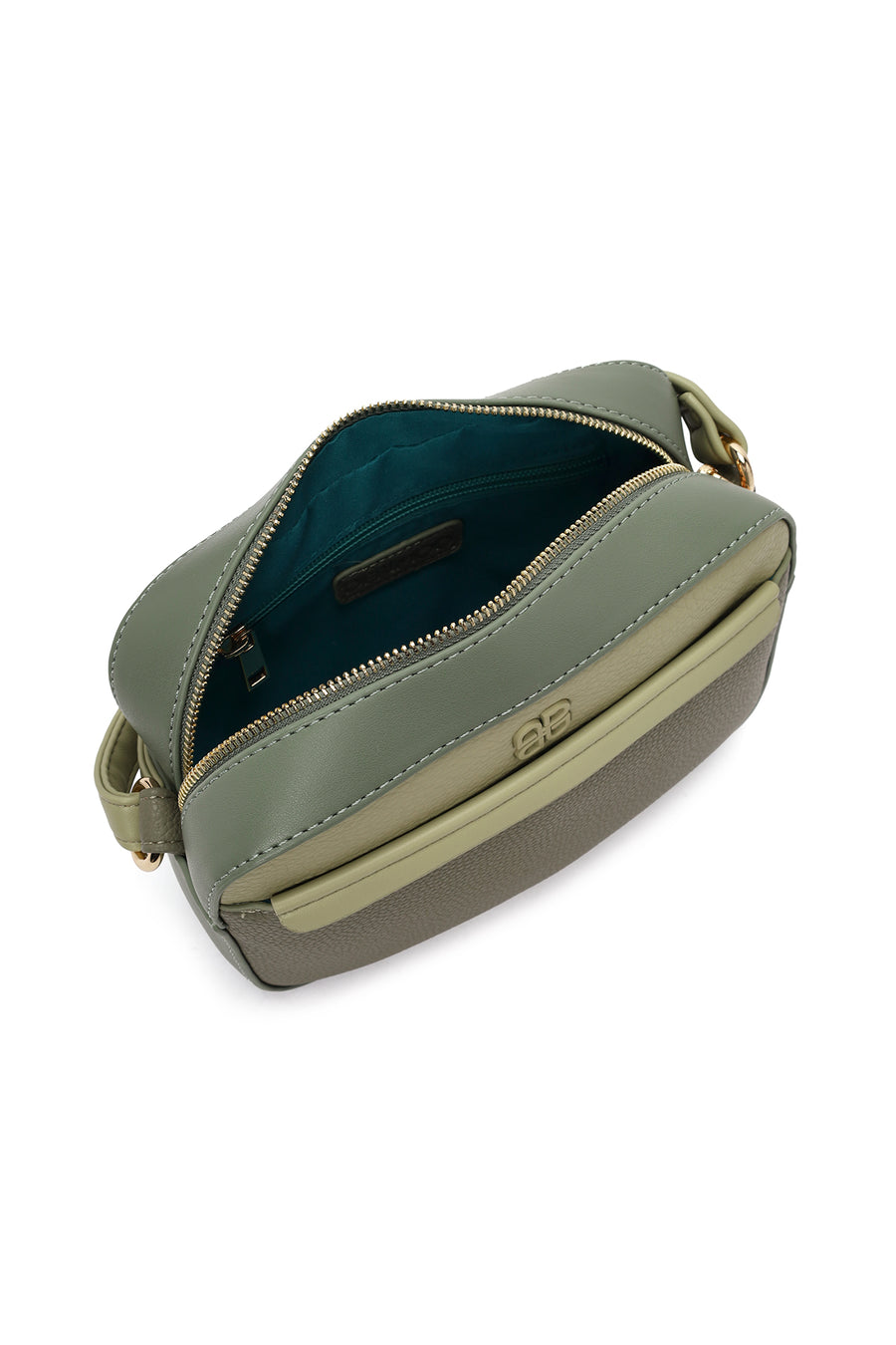 Women's Green Long Strap Crossbody Bag