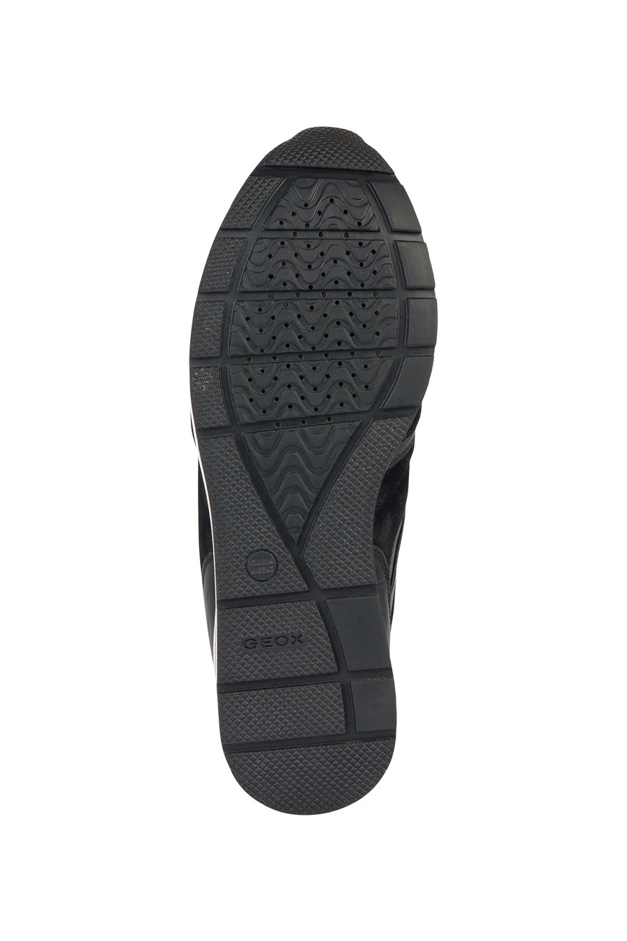 Geox Women's Black Zosma Wedge Heel Sneaker