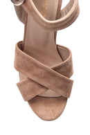 Women's Suede Heeled Shoes | Derimod