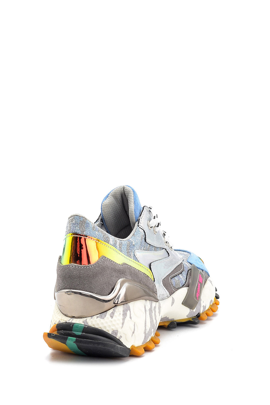 Kadın Yüksek Tabanlı Desenli Sneaker