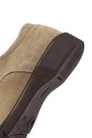 Women's Mink Suede Leather Masculine Shoe | Derimod