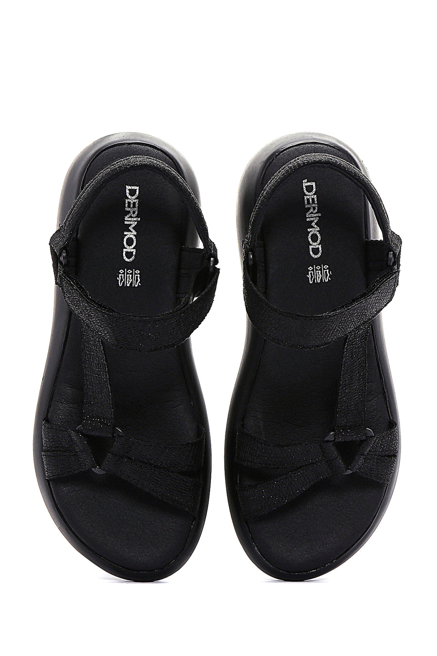 Kadın Siyah Comfort Sandalet