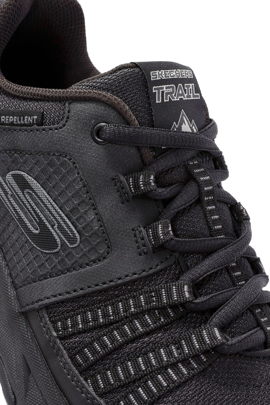 Skechers Men's Black Escape Plan Lace-Up Sneakers