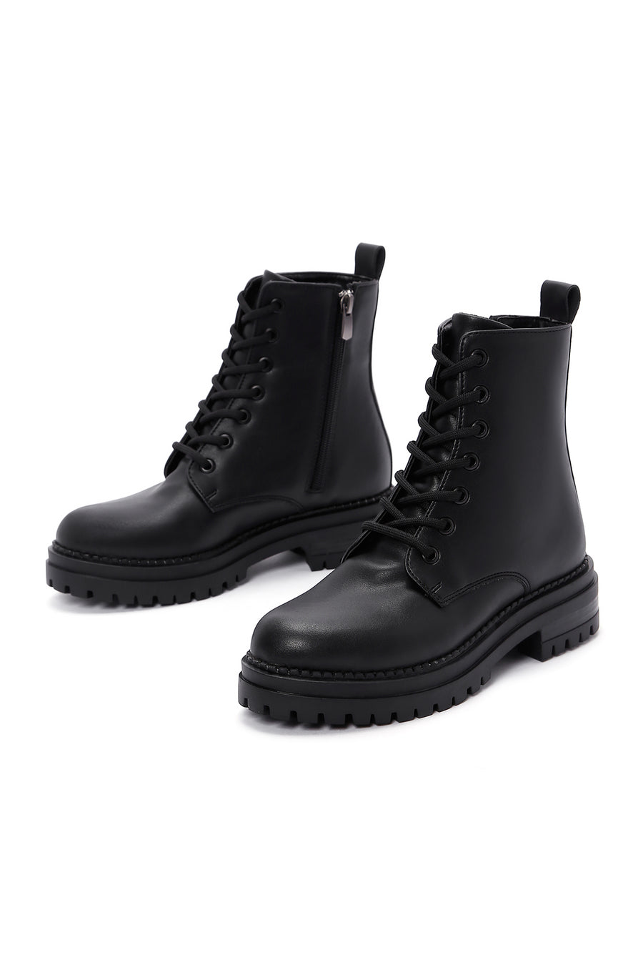 Women's Black Zippered Boots