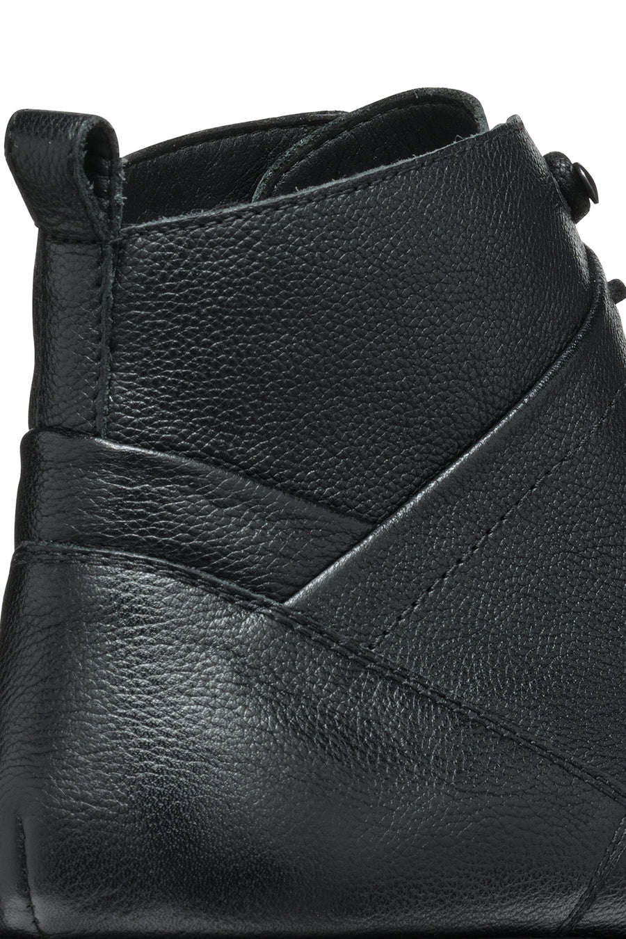 Geox Men's Black Terence Lace-Up Leather Combat Boots