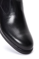 Men's Leather Casual Zipper Boots | Derimod