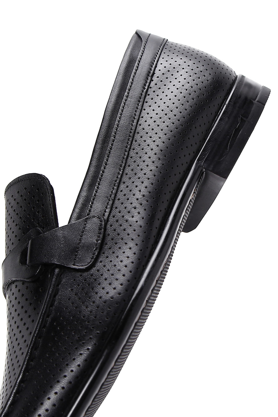 Erkek Siyah Deri Casual Loafer