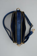 Printed Blue Women's Crossbody Bag | Derimod