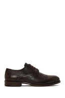Male Brown Lace-up Leather Casual Shoes | Derimod